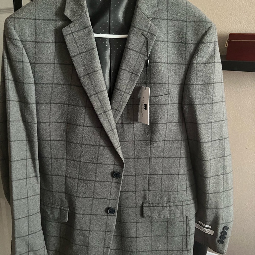 Polyester blend men’s coat